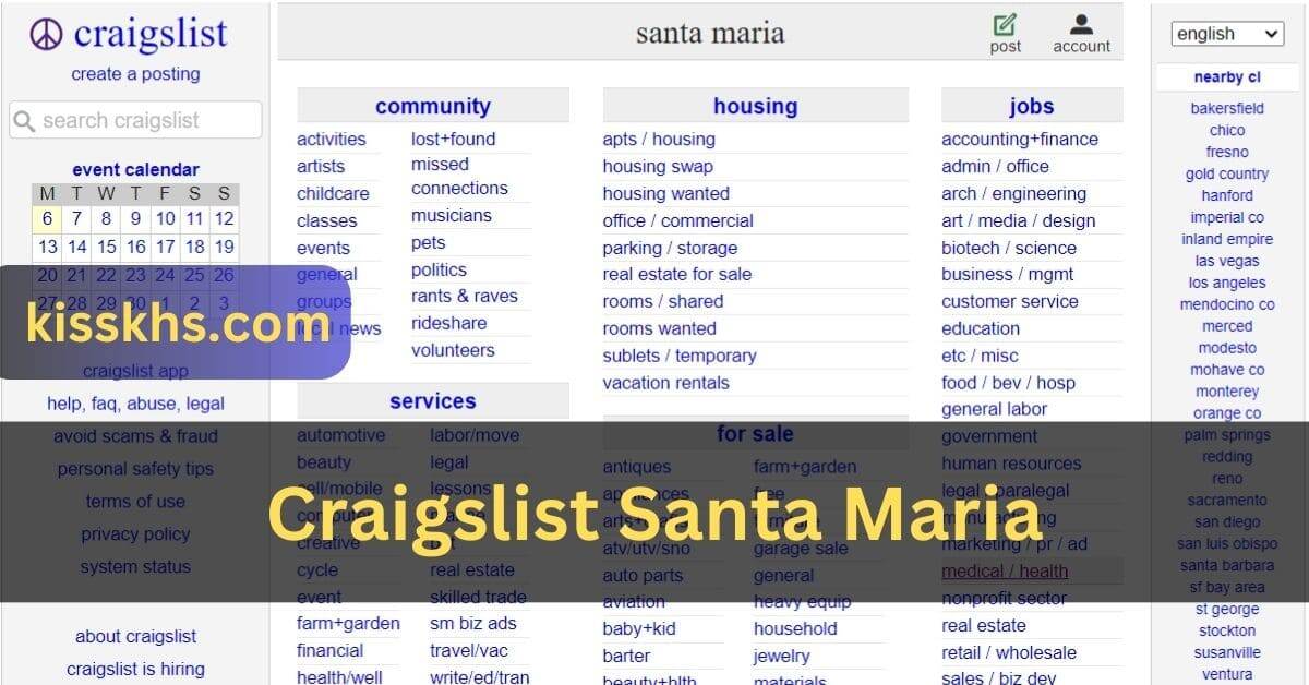 Craigslist Santa Maria