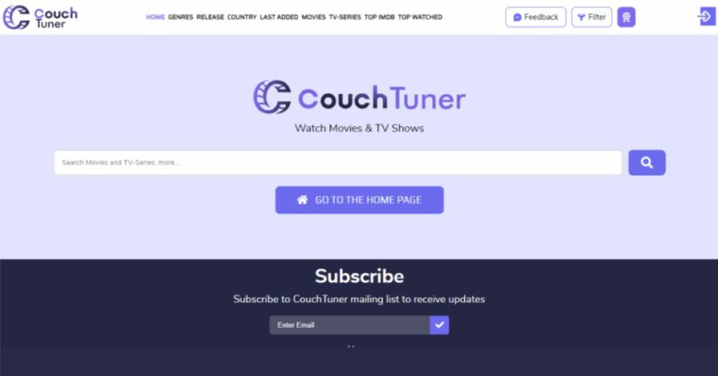 Couchtuner Guru Features and User Interface