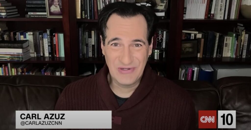 What is the current status or whereabouts of Carl Azuz from CNN 10